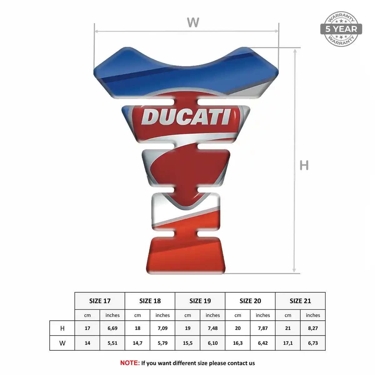 Ducati Tank Fuse Protector Elite Finish