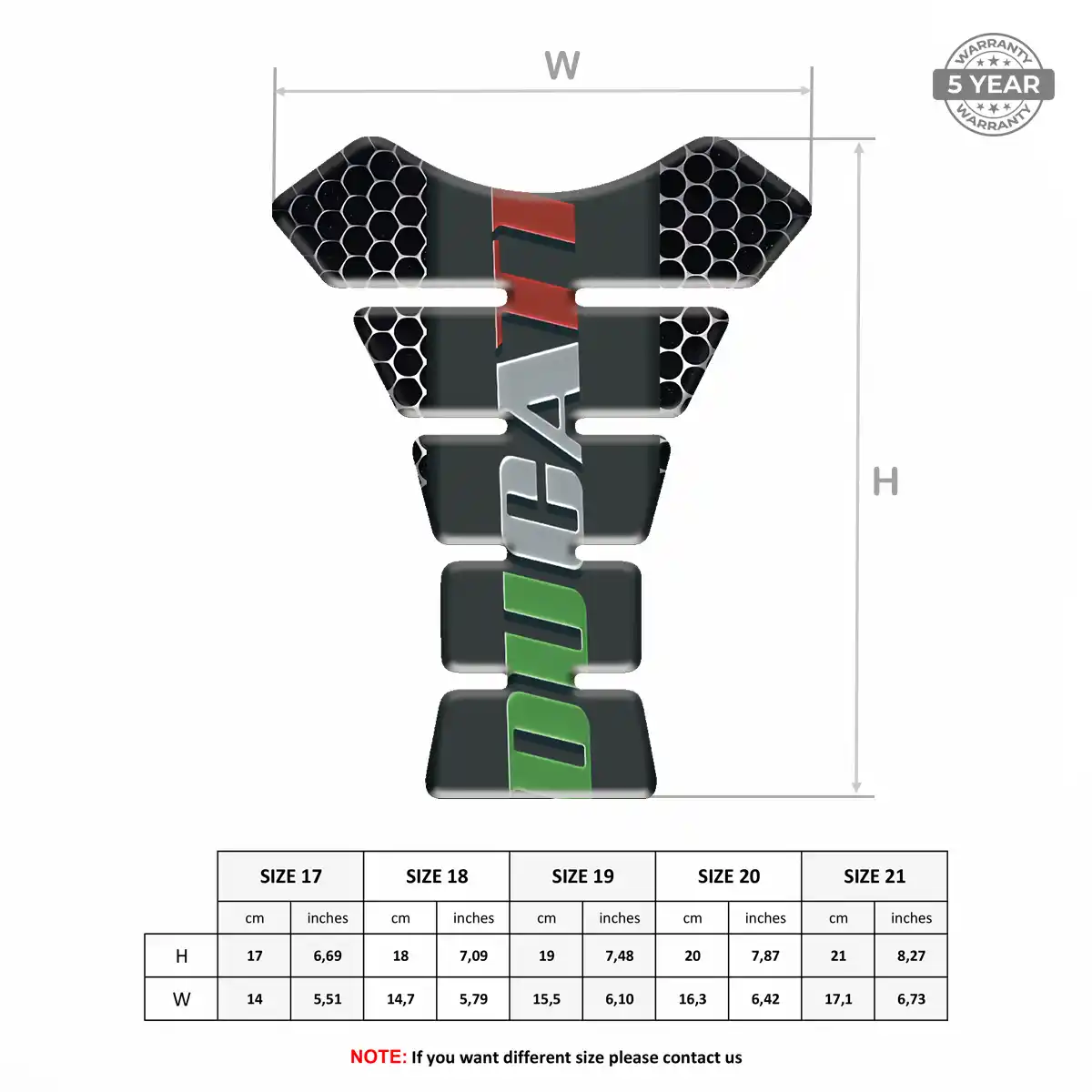 Ducati Tank Fuse Protector Exclusive Series