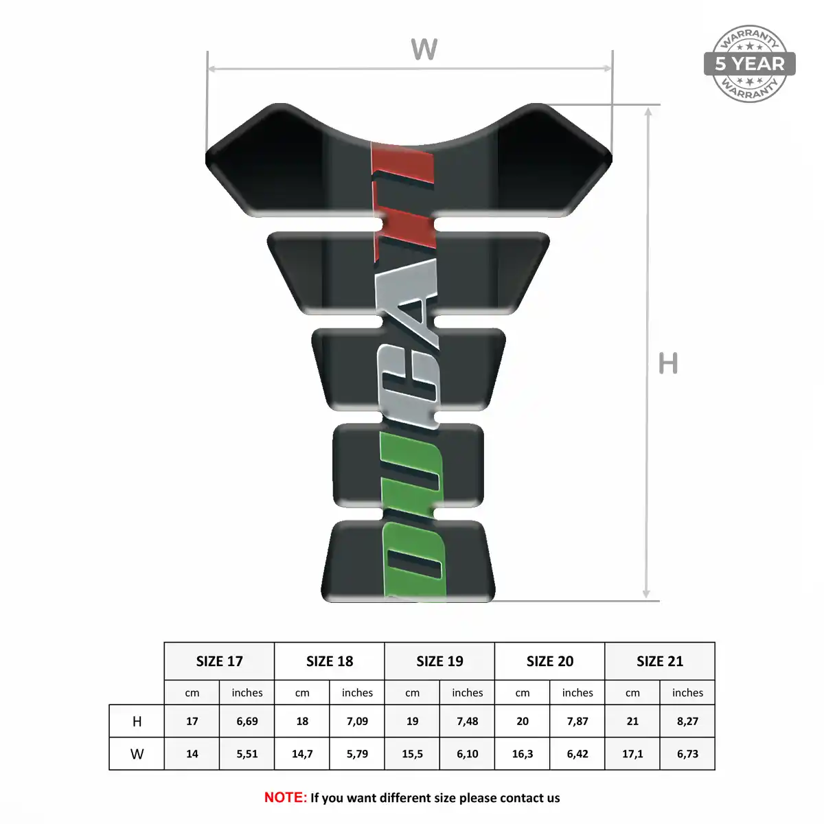 Ducati Tank Fuse Protector Motorcycle Elite Edition