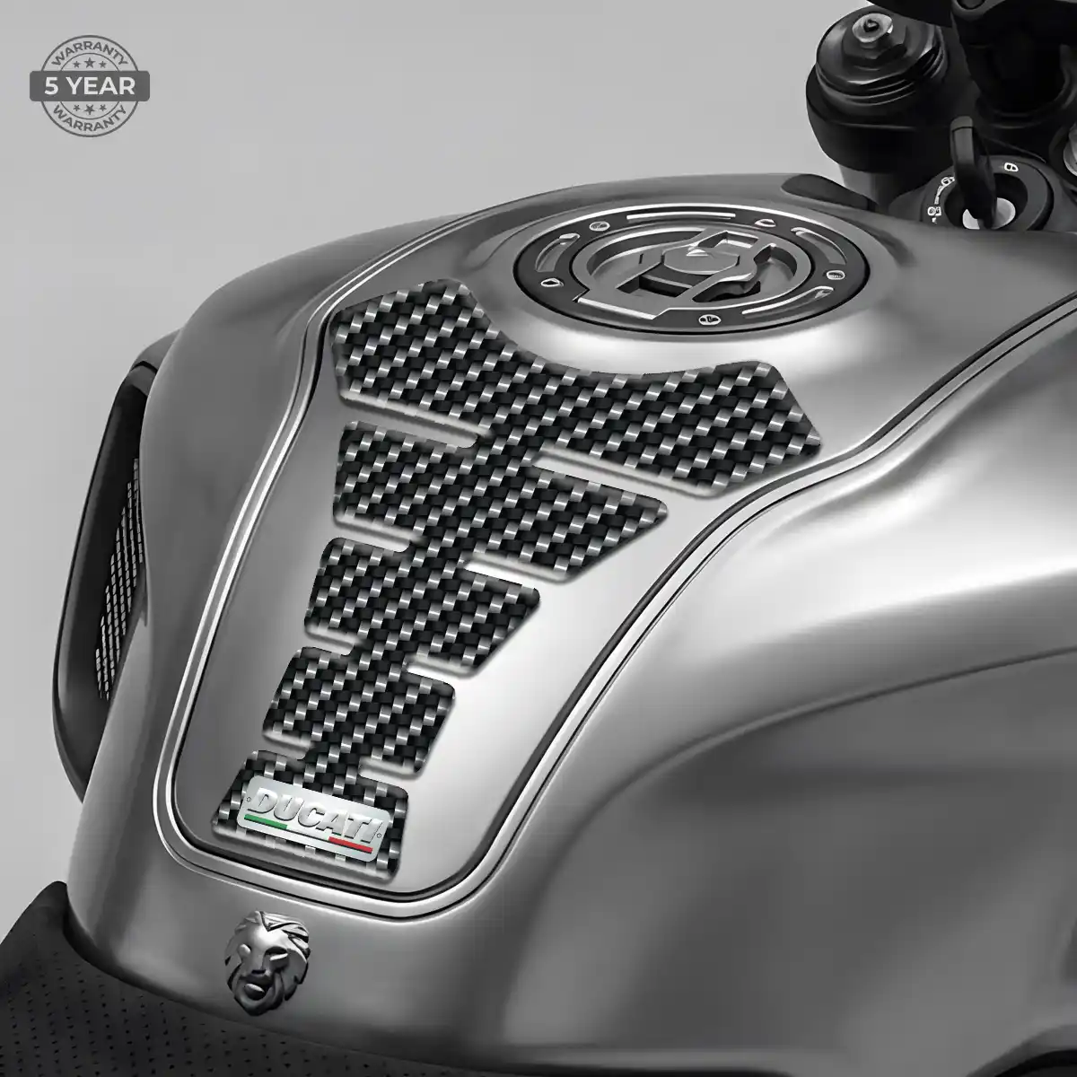 Ducati Tank Fuse Protector Motorcycle Sleek Style