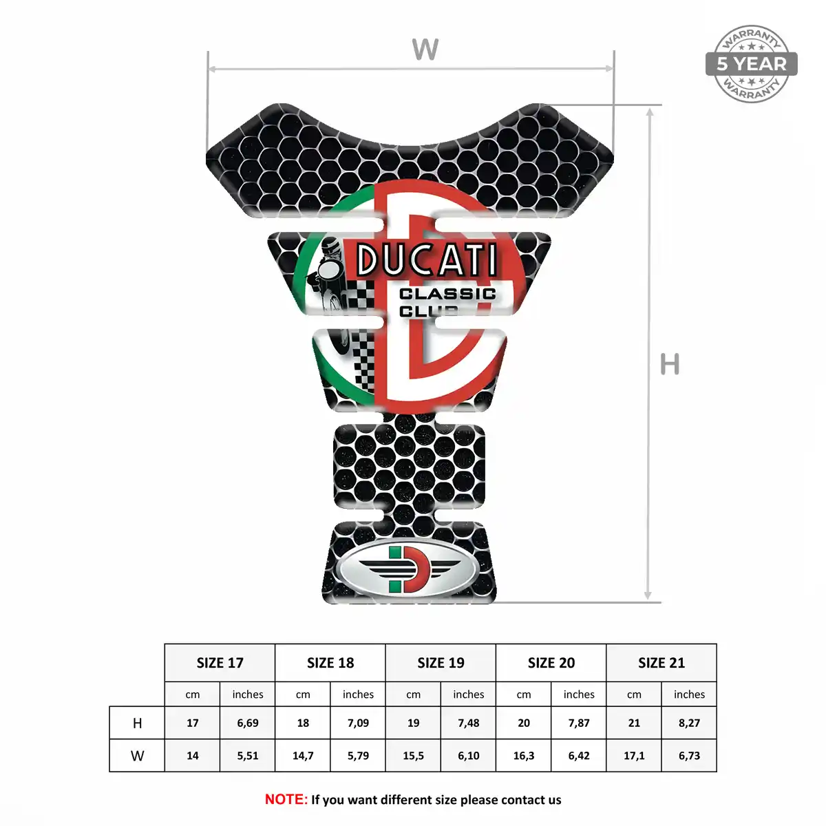 Ducati Tank Fuse Protector Signature Grade