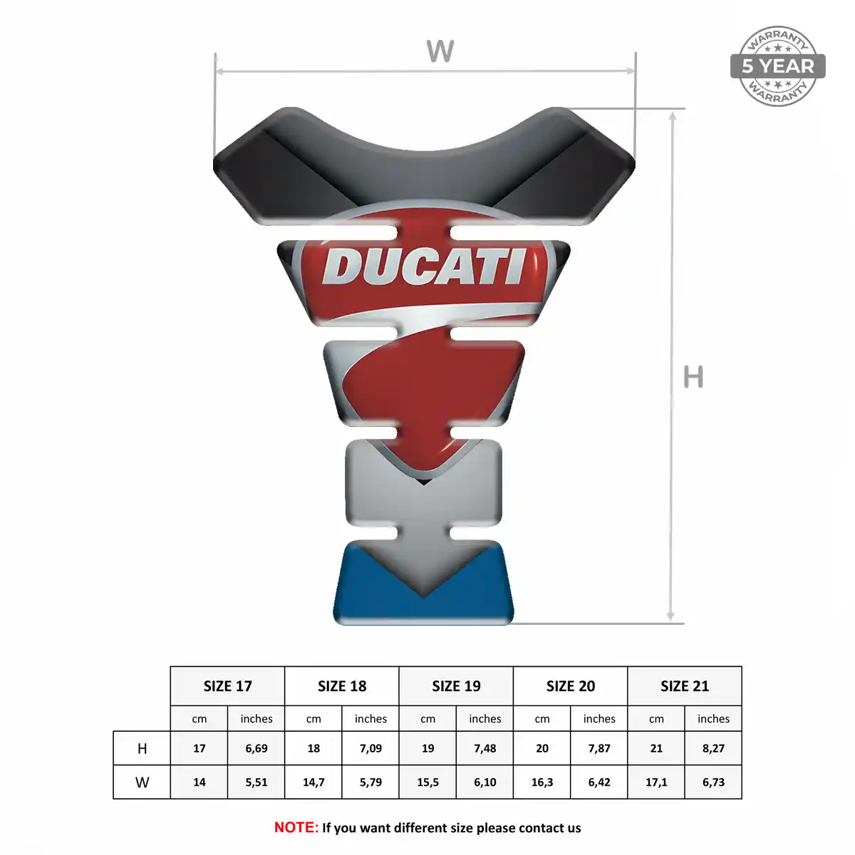 Ducati Tank Fuse Protector Superior Craft
