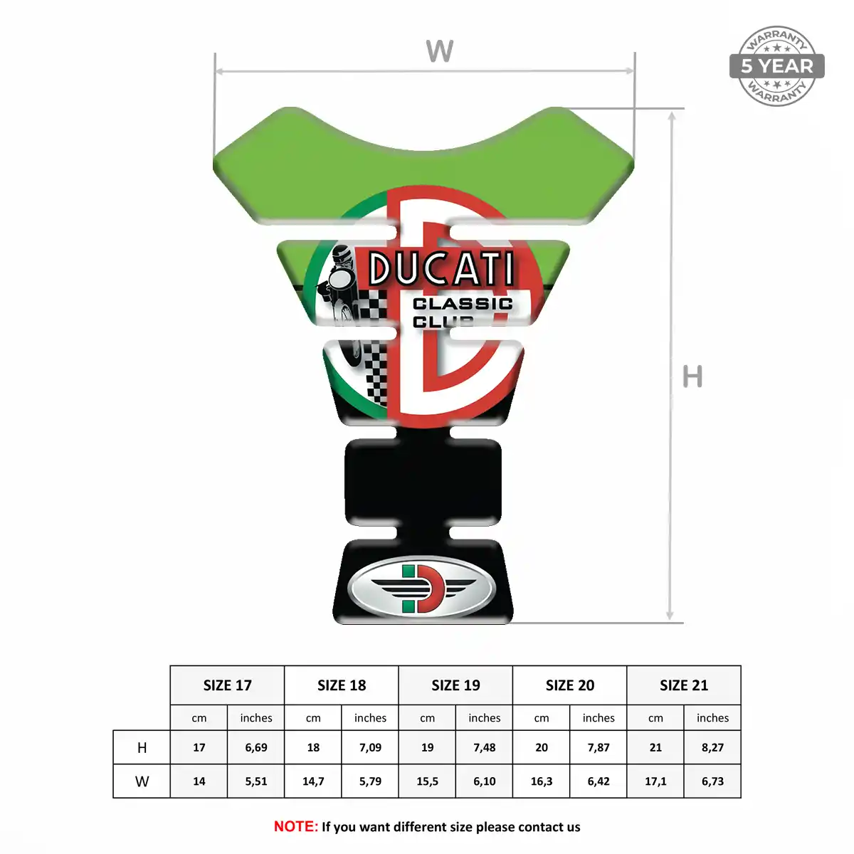 Ducati Tank Fuse Signature Grade