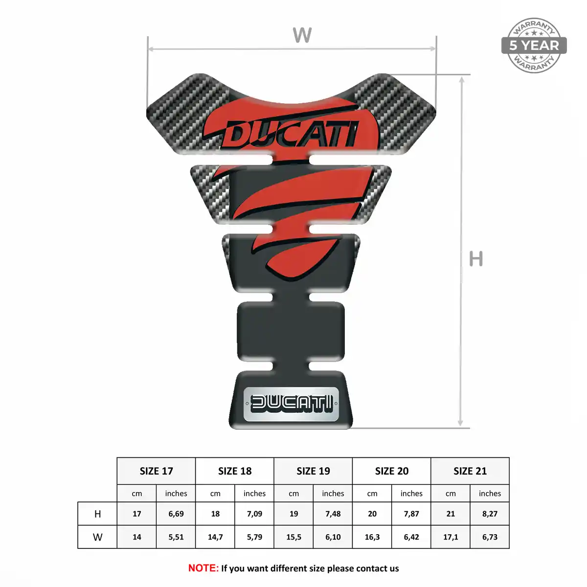 Ducati Tank Grip Pad Exclusive Series