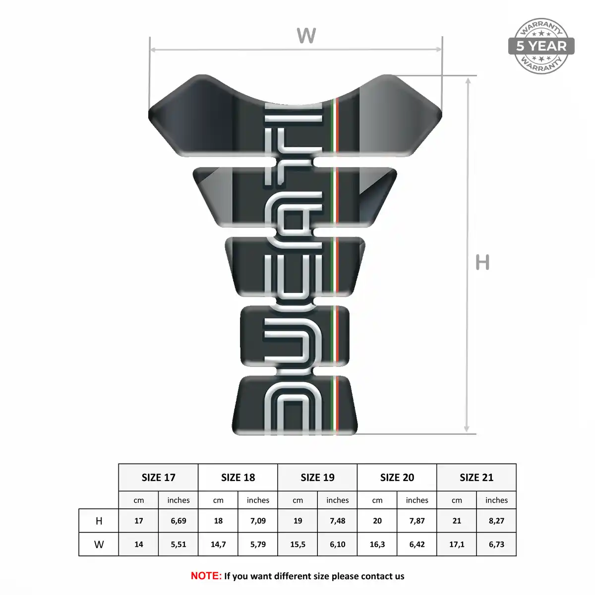 Ducati Tank Guard Elite Finish
