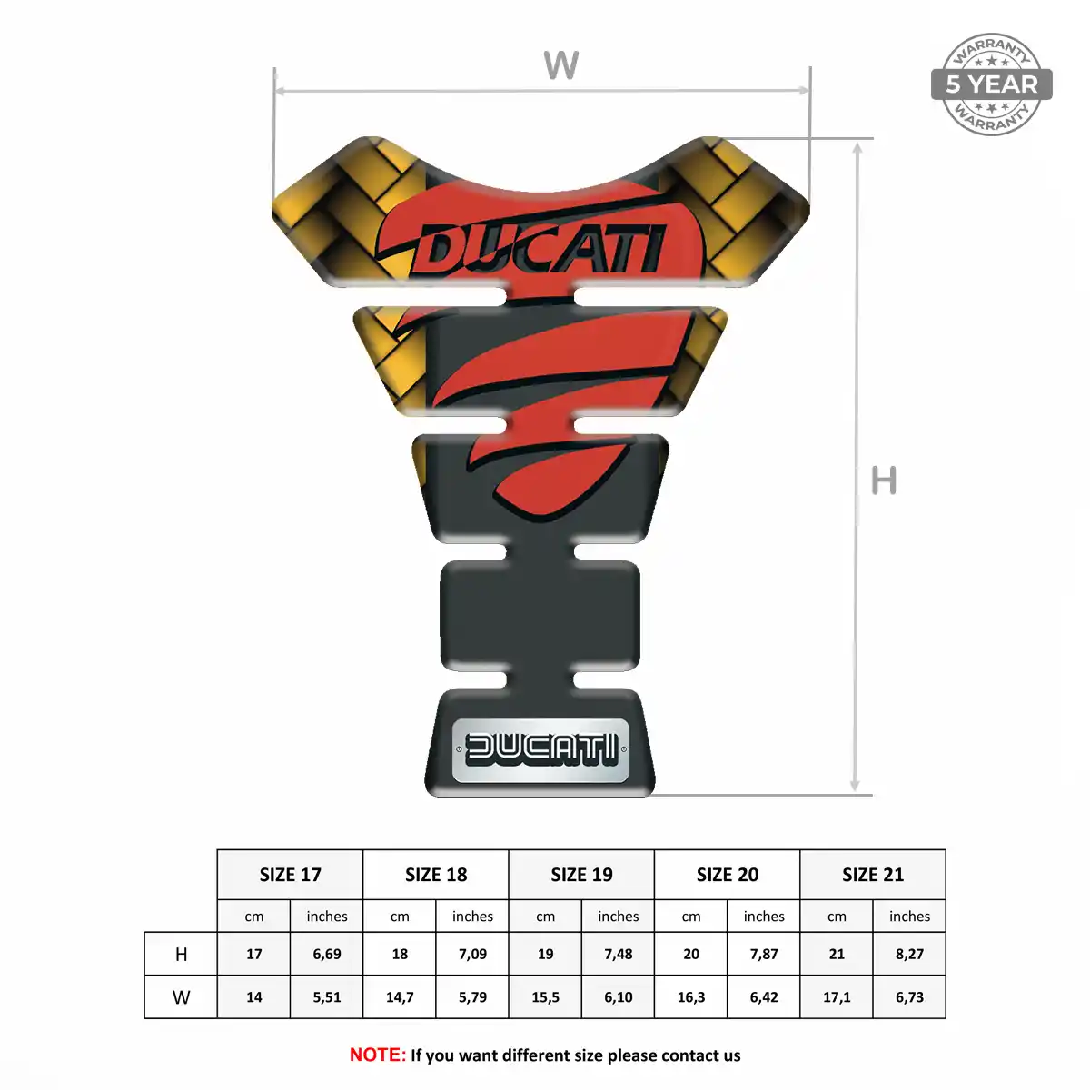Ducati Tank Guard Fuse Deluxe Edition