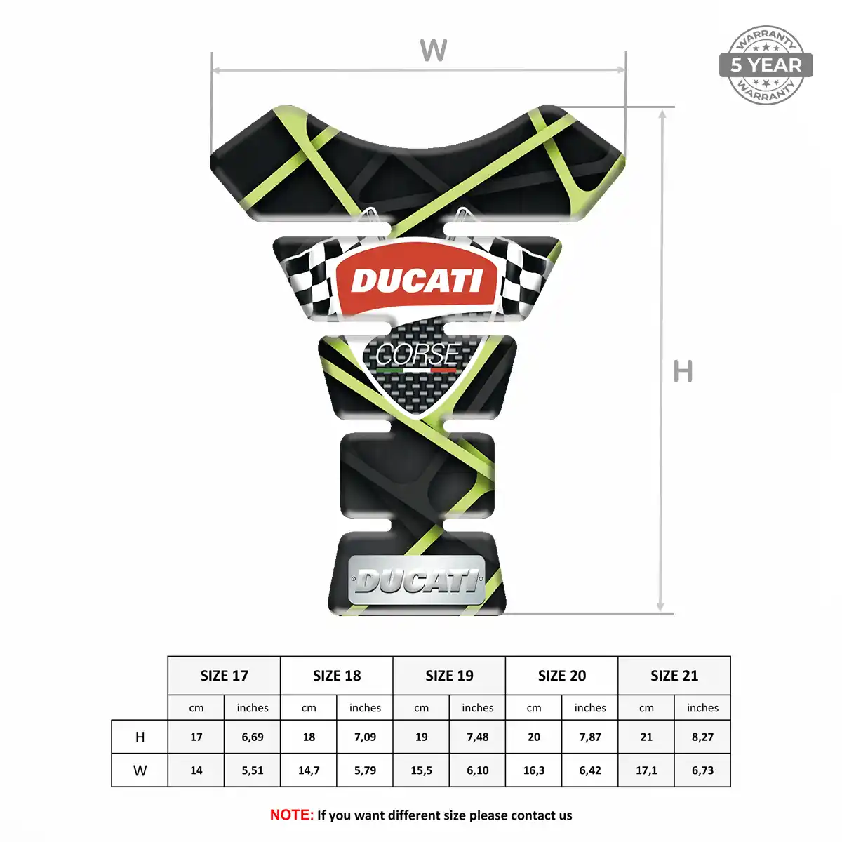 Ducati Tank Guard Fuse Motorbike Elite Finish