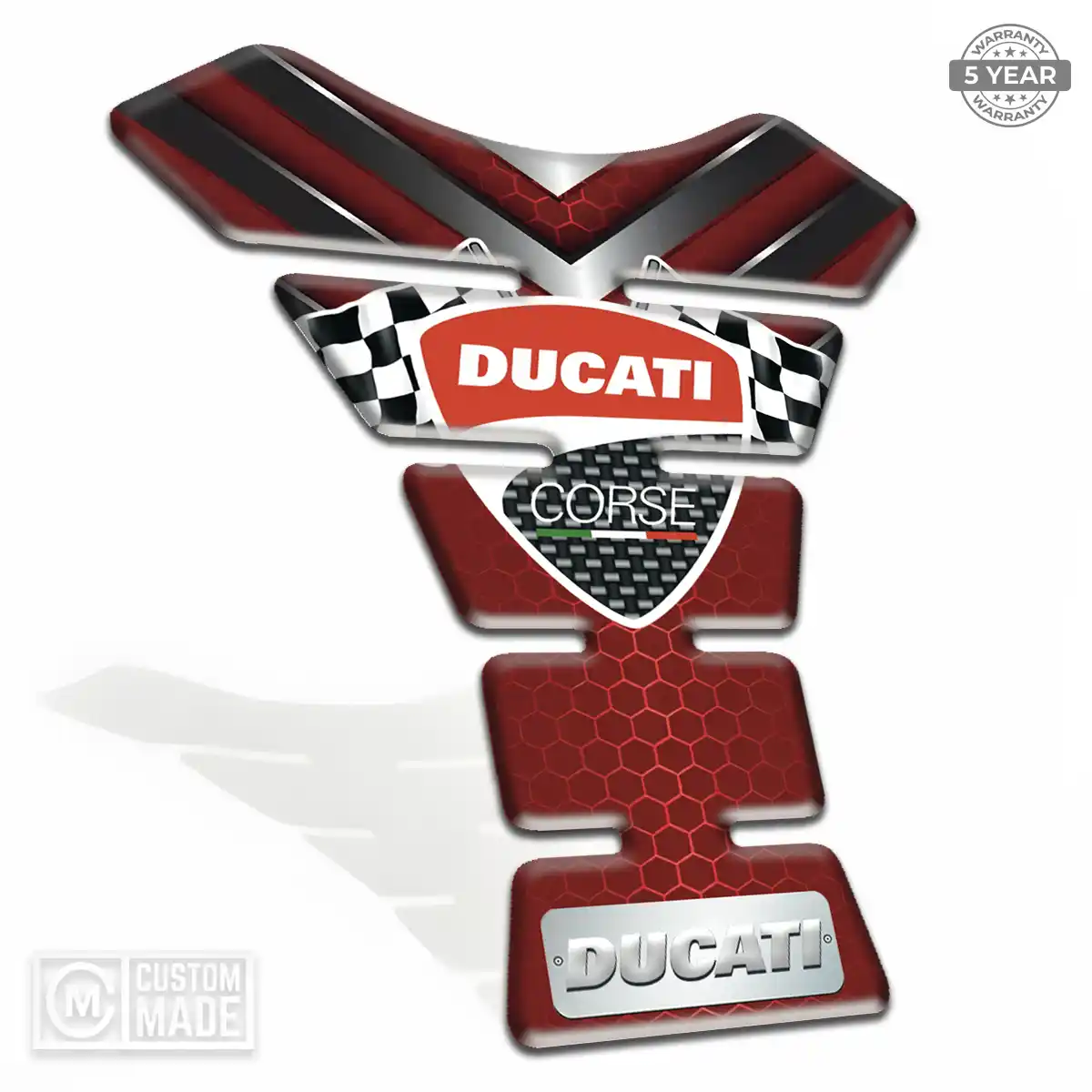 Ducati Tank Guard Fuse Motorcycle Sleek Style