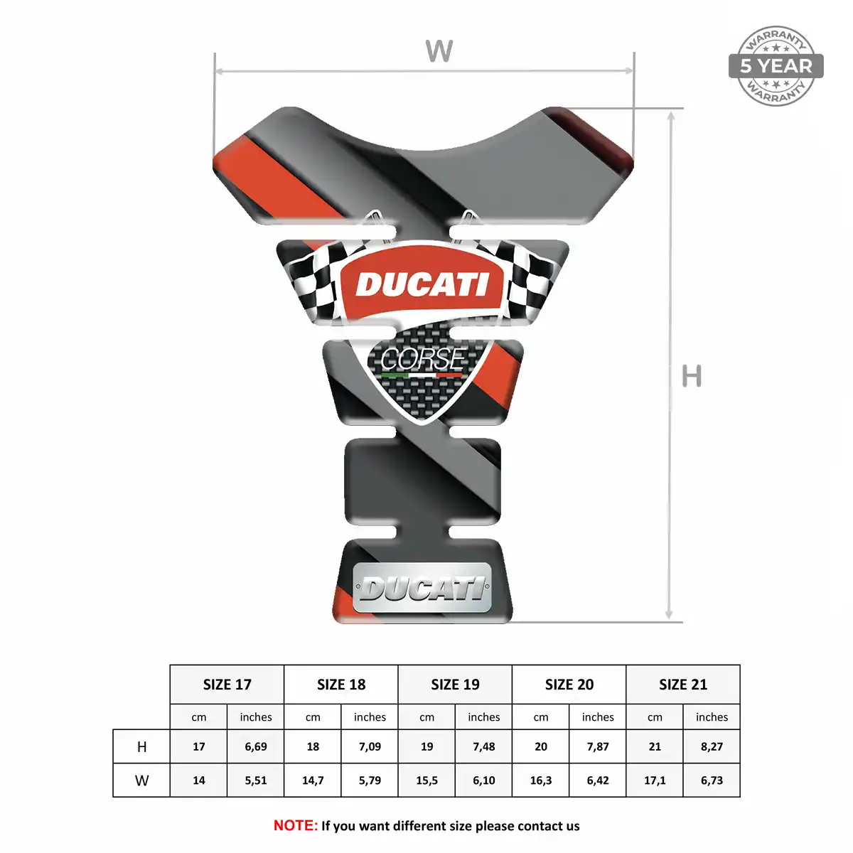 Ducati Tank Guard Fuse Prestige Line