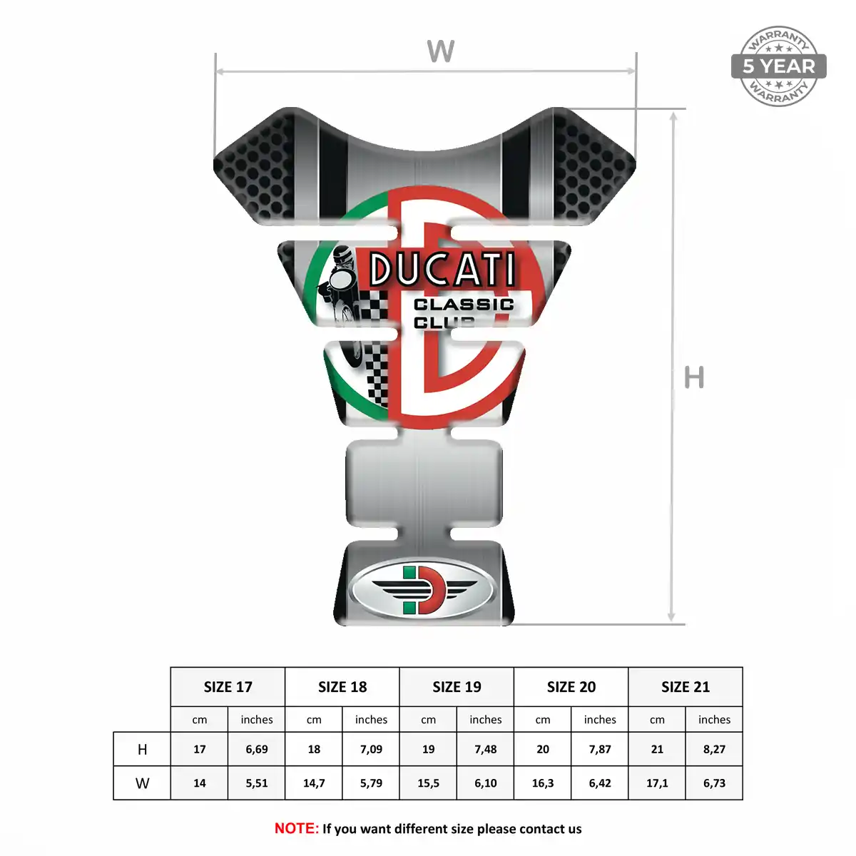 Ducati Tank Guard Fuse Prime Quality