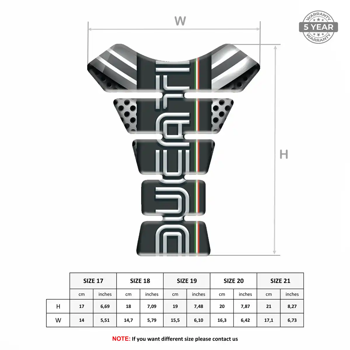 Ducati Tank Guard Motorbike Deluxe Edition