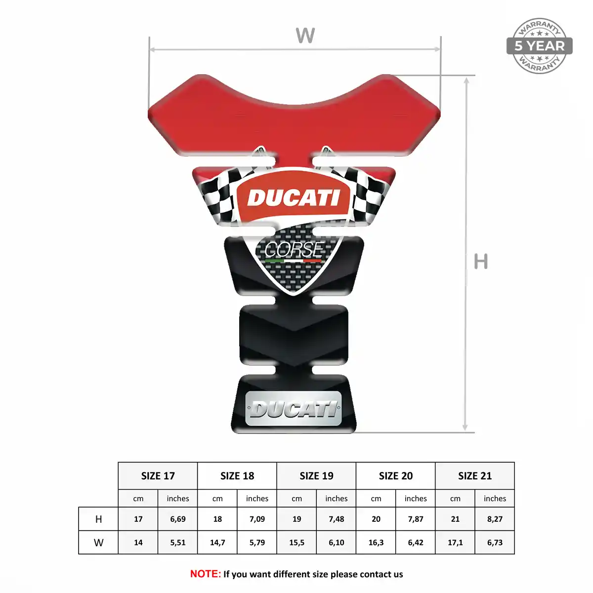 Ducati Tank Guard Motorbike Elite Edition