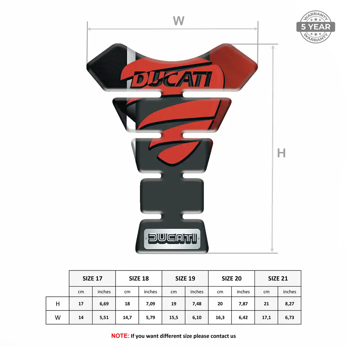 Ducati Tank Guard Motorbike Exclusive Series