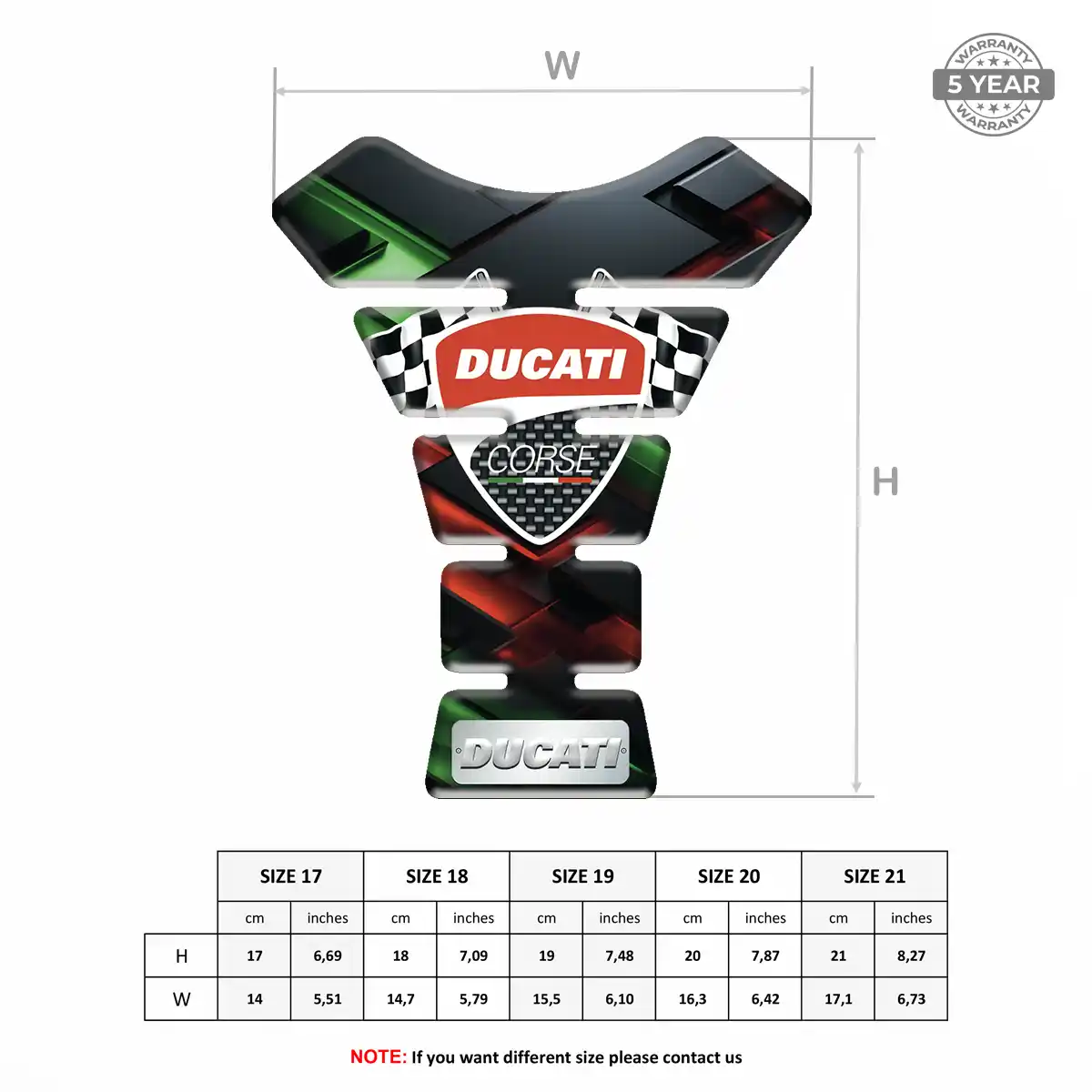 Ducati Tank Guard Motorbike Prestige Line