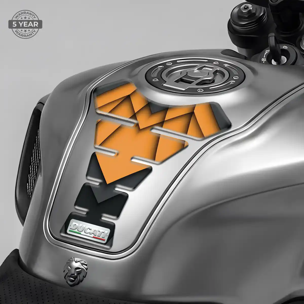 Ducati Tank Guard Motorbike Refined Design