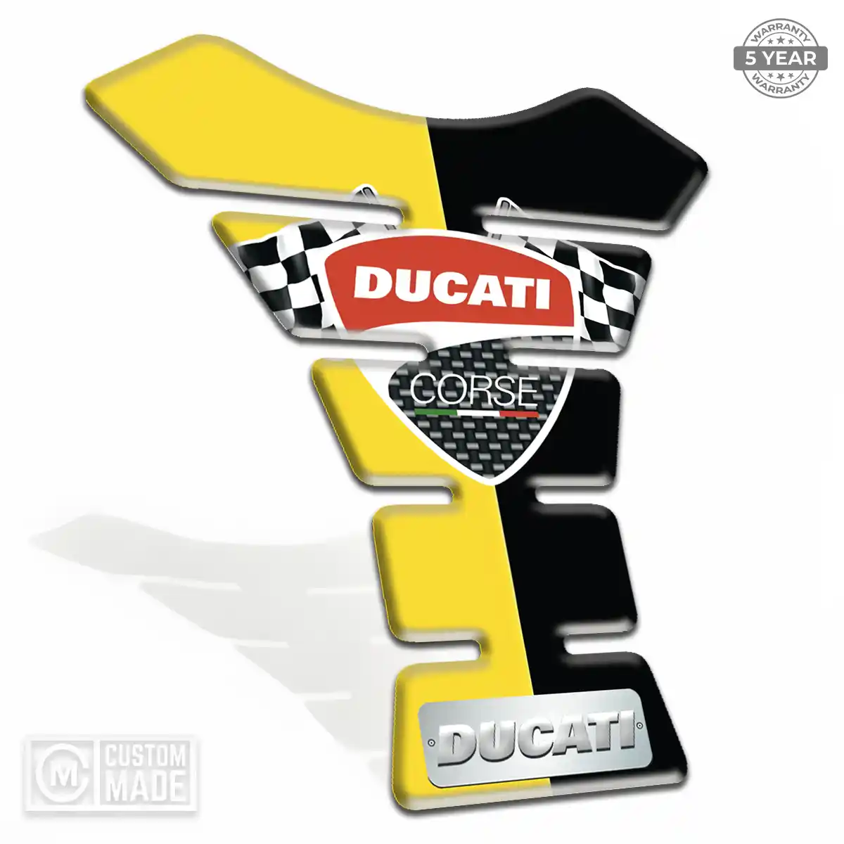 Ducati Tank Guard Motorbike Sleek Style