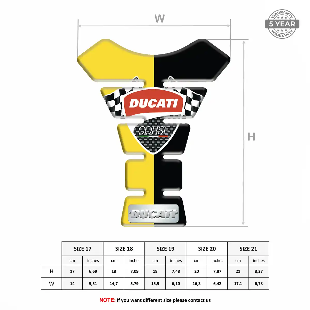 Ducati Tank Guard Motorbike Sleek Style