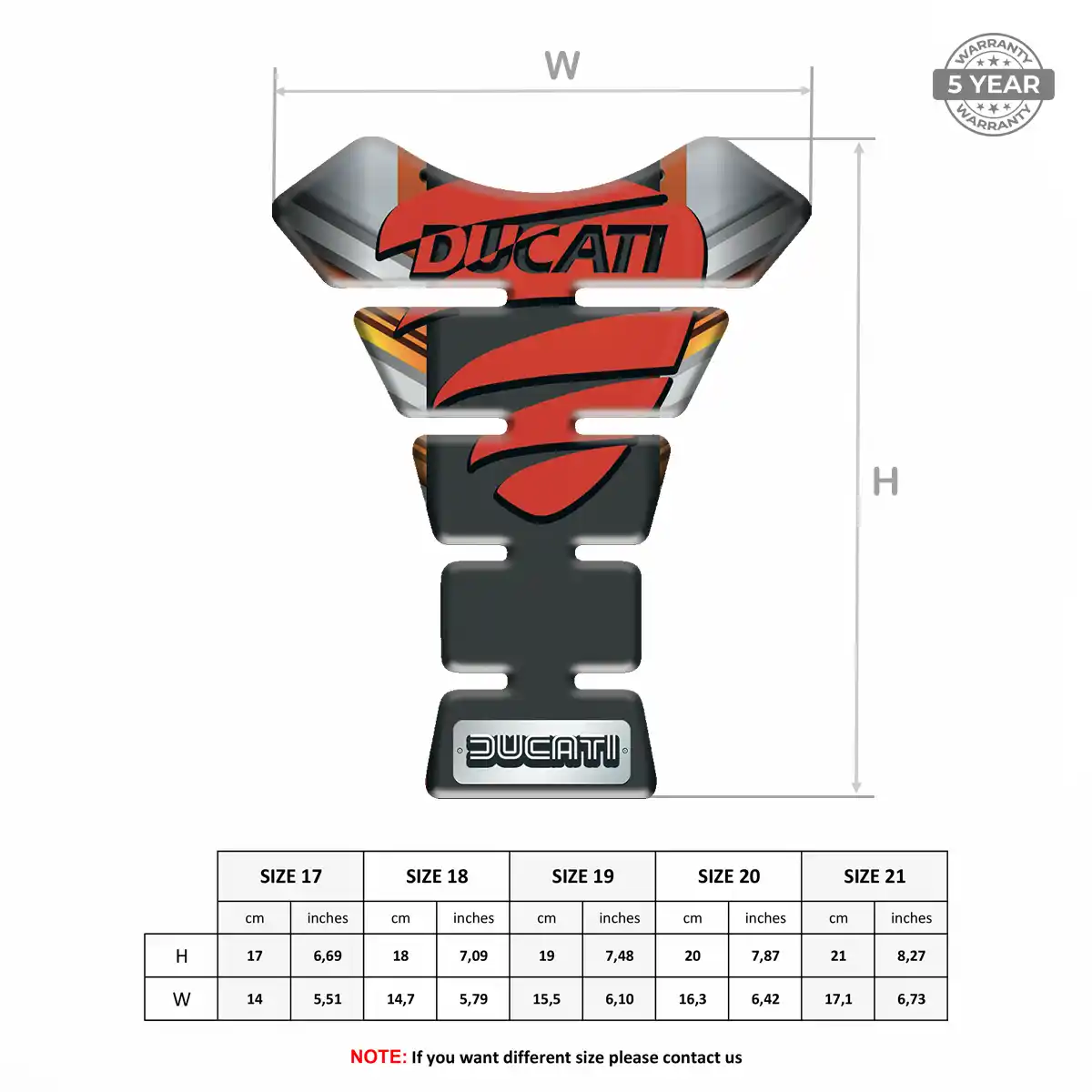 Ducati Tank Guard Motorcycle Exclusive Series