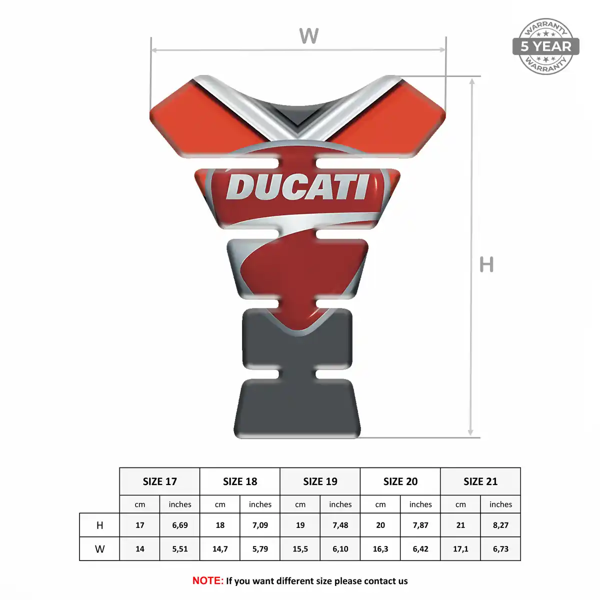 Ducati Tank Guard Motorcycle Prestige Line