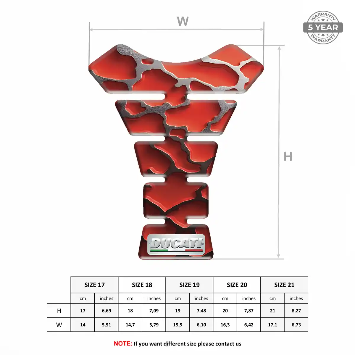 Ducati Tank Guard Pad Deluxe Edition