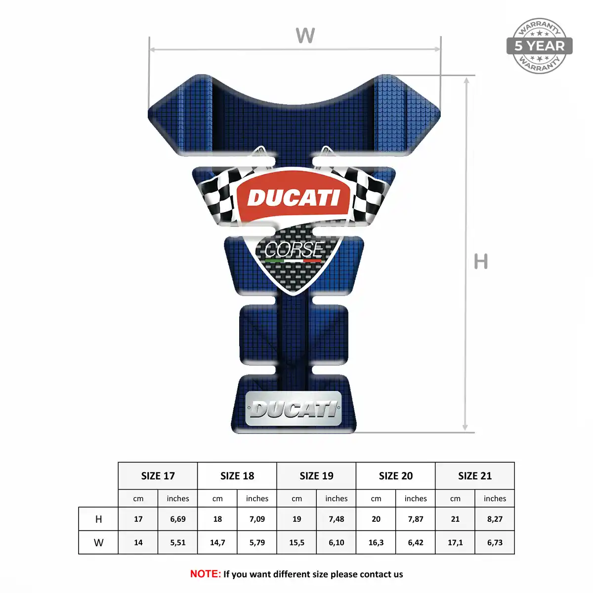 Ducati Tank Guard Pad Elite Edition