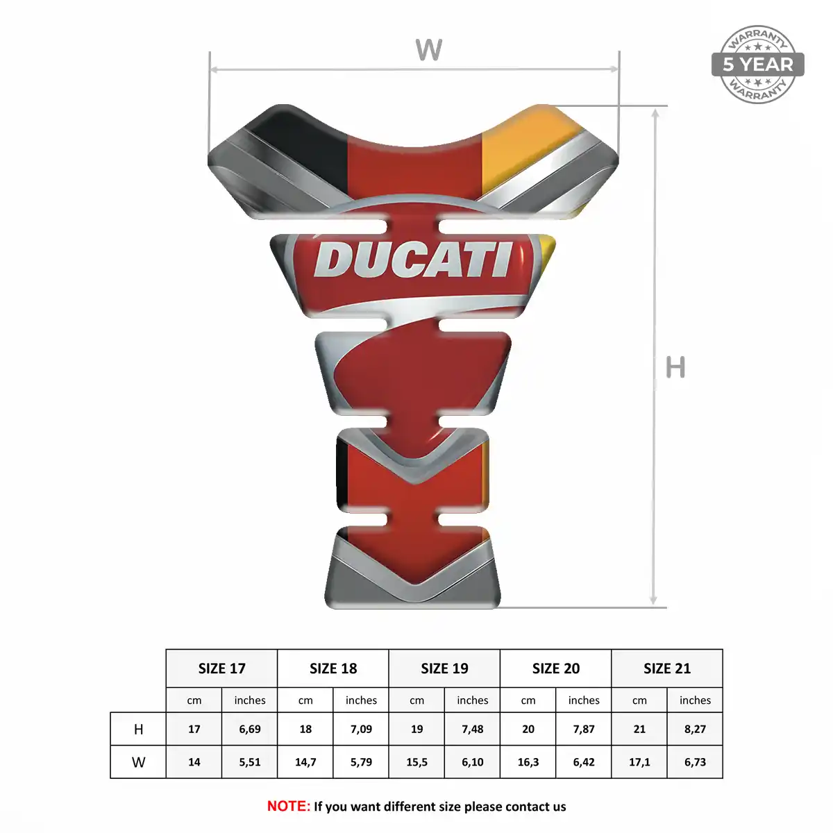 Ducati Tank Guard Pad Exclusive Series
