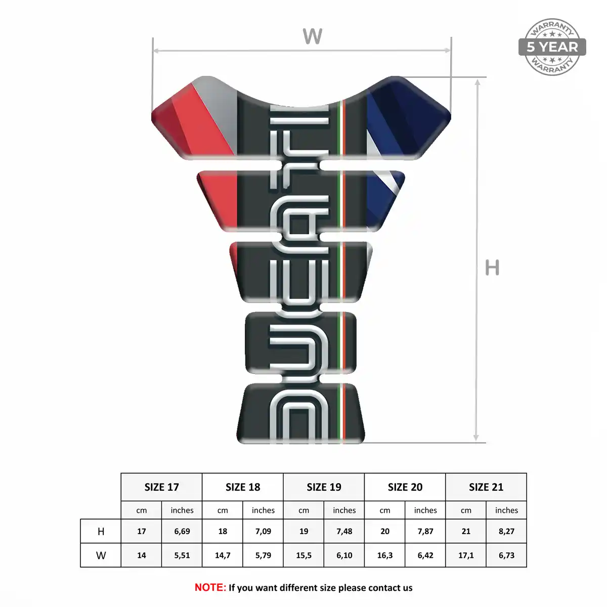 Ducati Tank Guard Pad Motorbike Exclusive Series