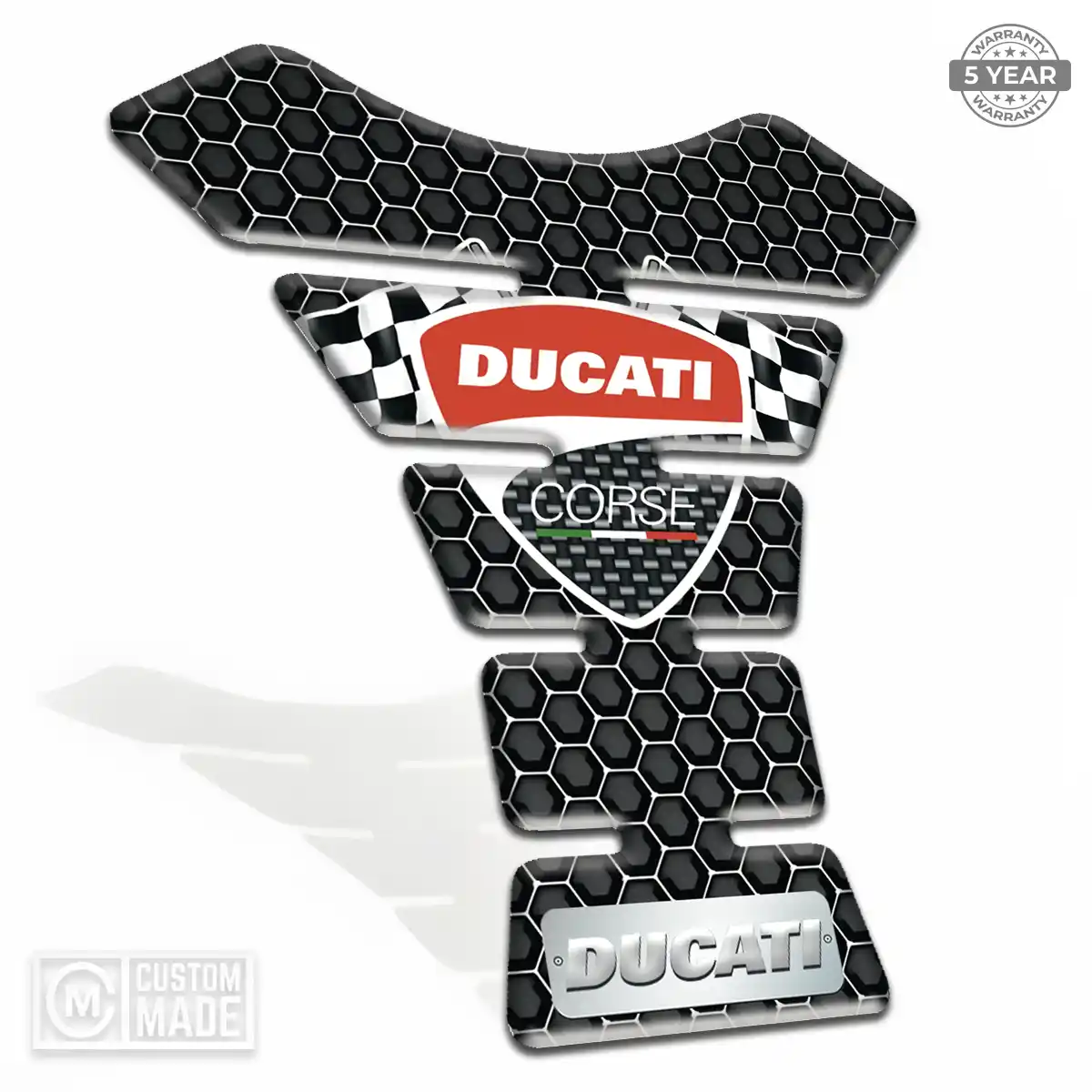 Ducati Tank Guard Pad Motorbike Signature Grade