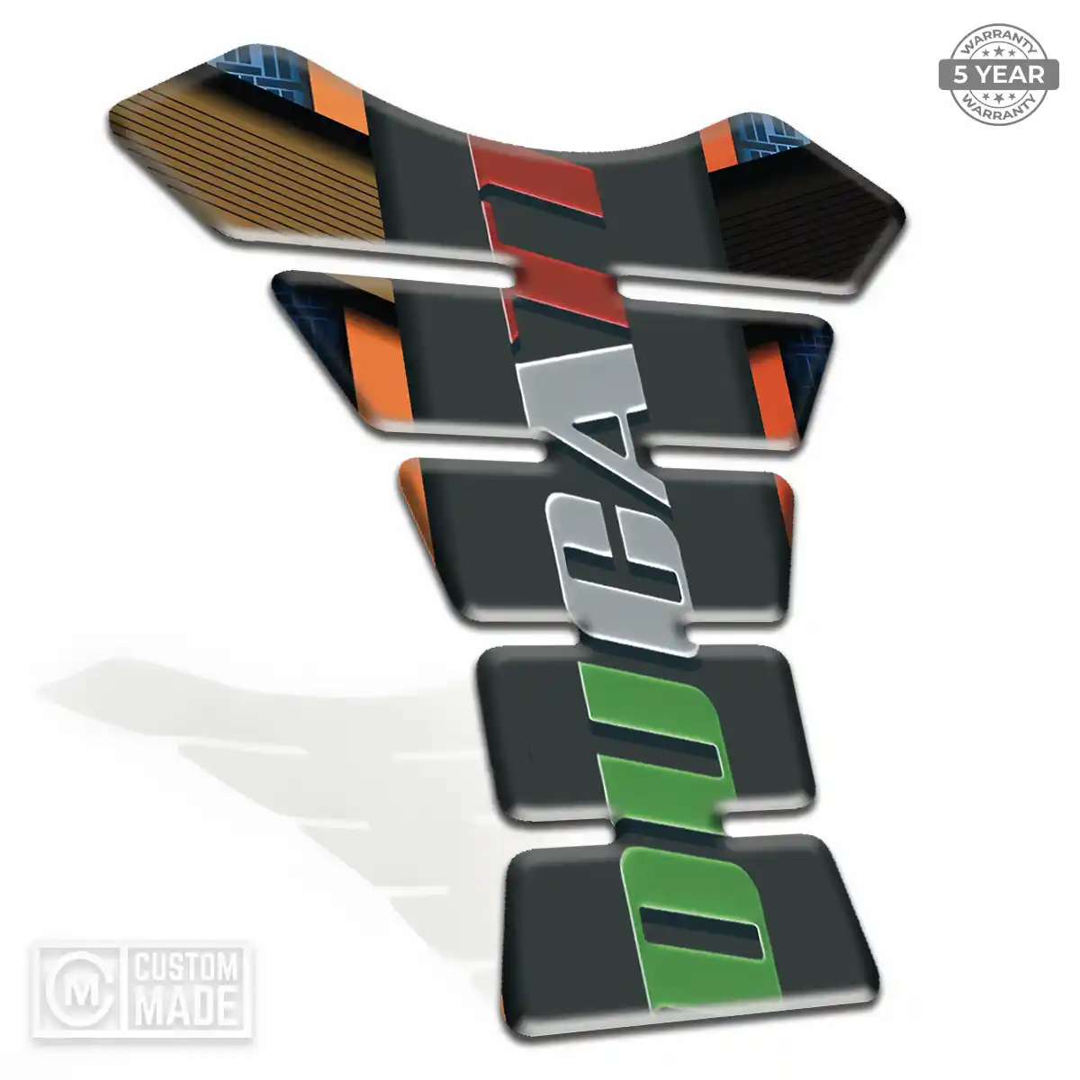 Ducati Tank Guard Pad Motorbike Sleek Style