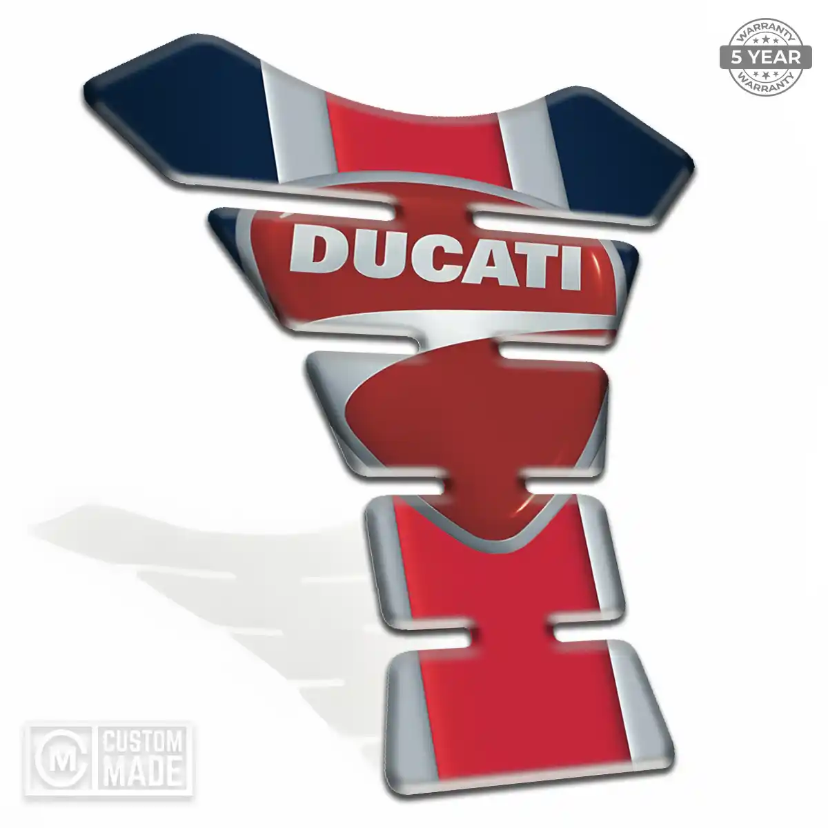 Ducati Tank Guard Pad Motorcycle Refined Design