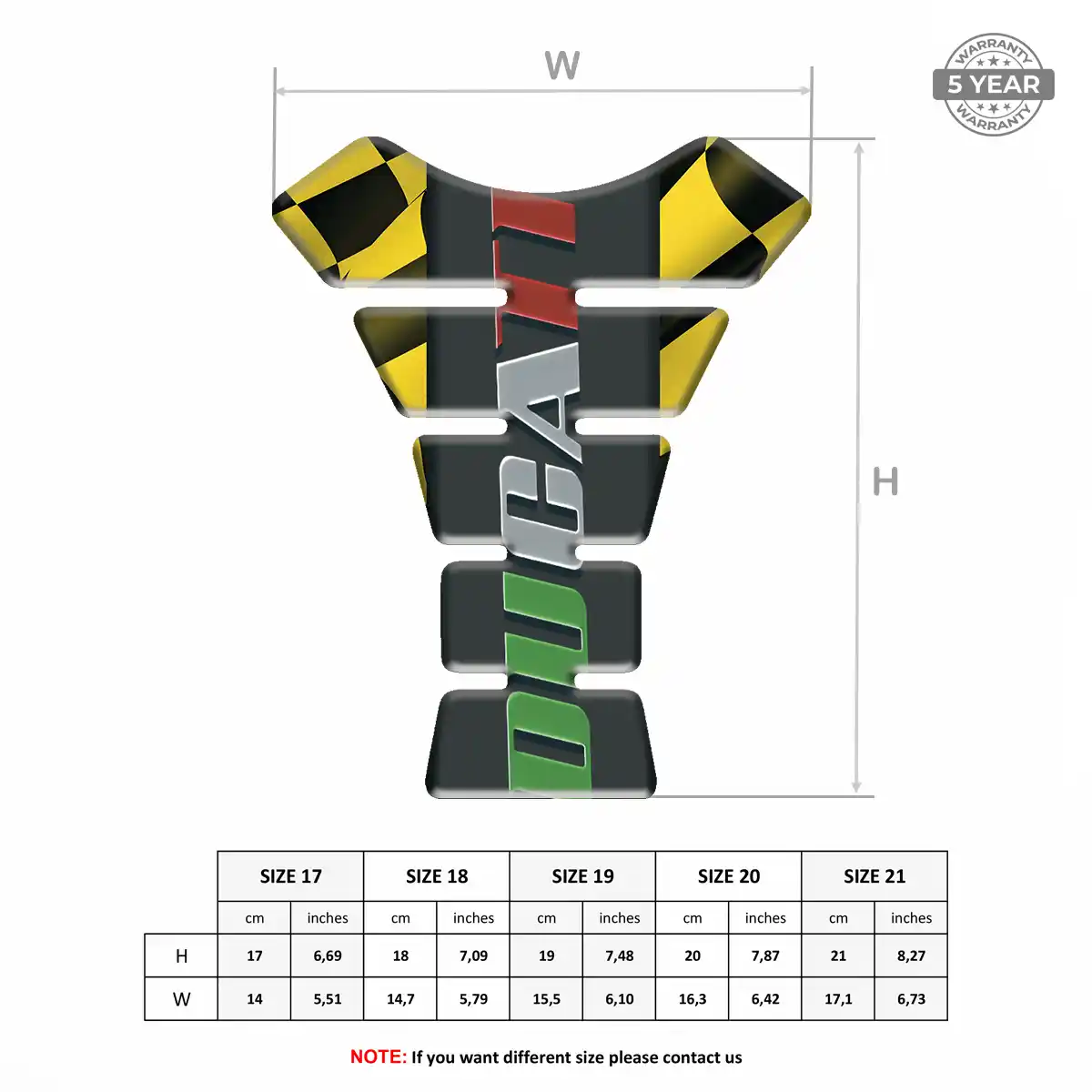 Ducati Tank Guard Pad Prestige Line
