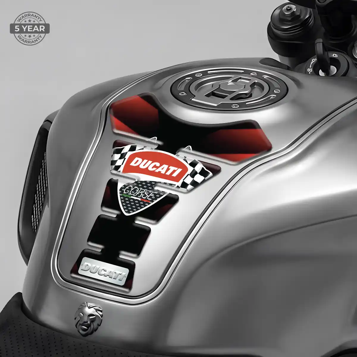 Ducati Tank Guard Pad Refined Design