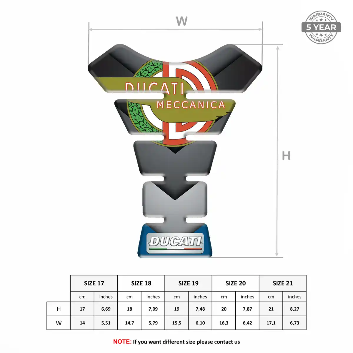 Ducati Tank Guard Pads Deluxe Edition