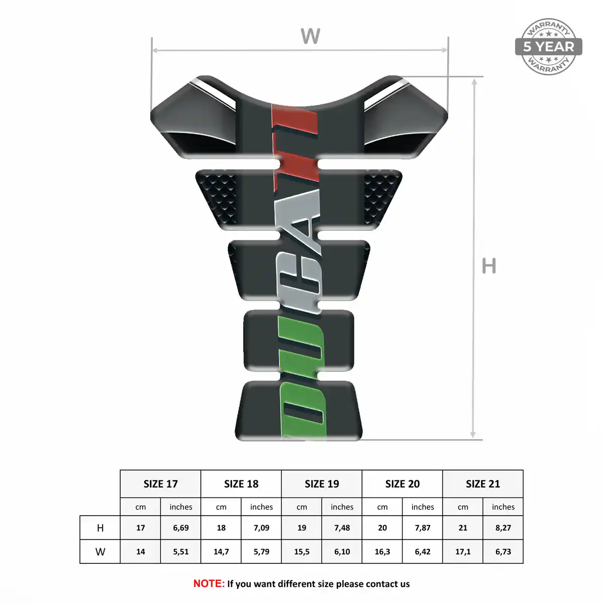 Ducati Tank Guard Pads Elite Finish