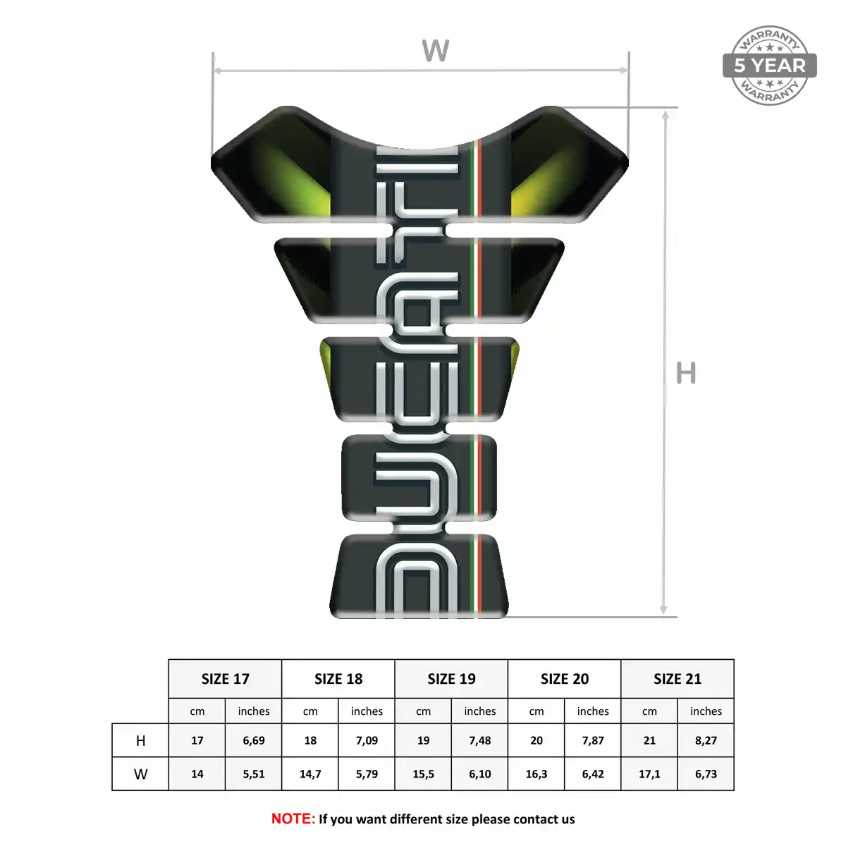 Ducati Tank Guard Pads Motorcycle Deluxe Edition