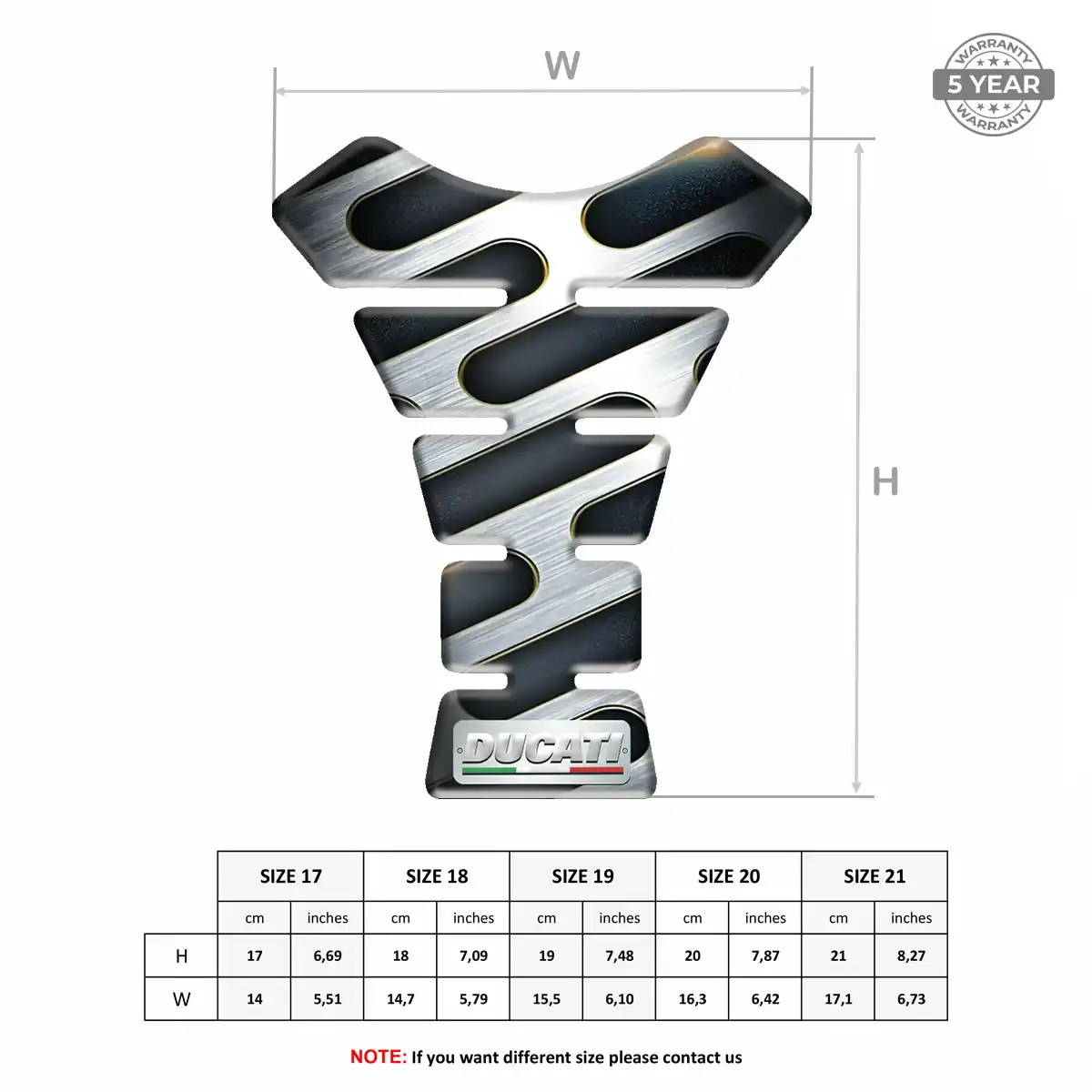 Ducati Tank Guard Pads Motorcycle Elite Edition