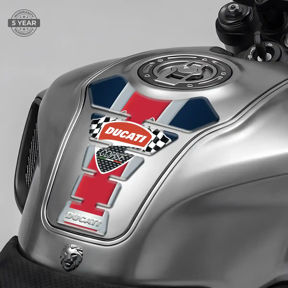 Ducati Tank Guard Pads Motorcycle Prestige Line