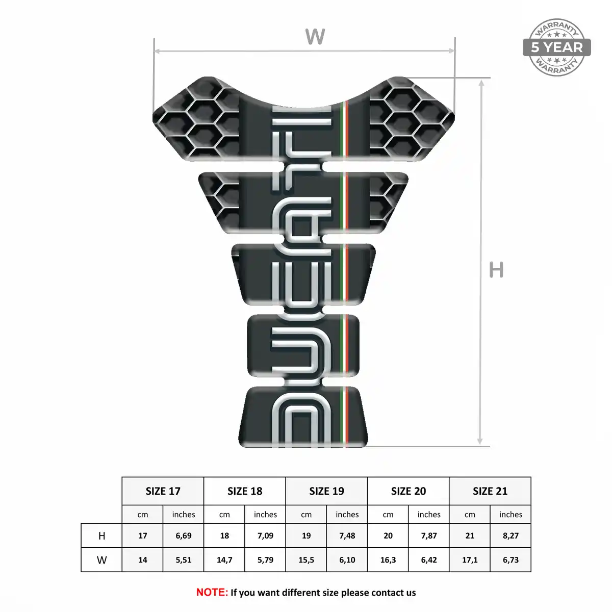 Ducati Tank Guard Pads Motorcycle Prime Quality