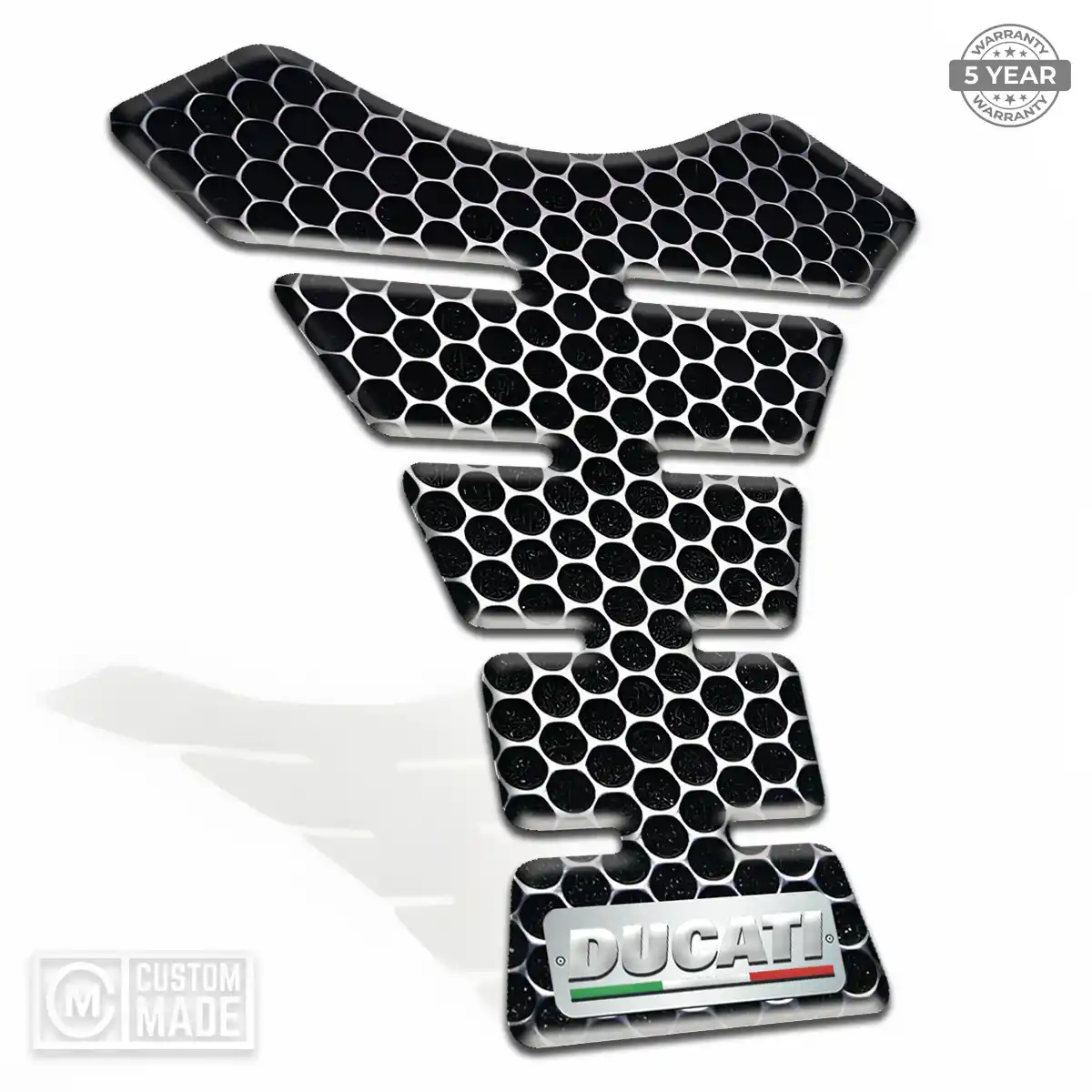 Ducati Tank Guard Pads Motorcycle Refined Design