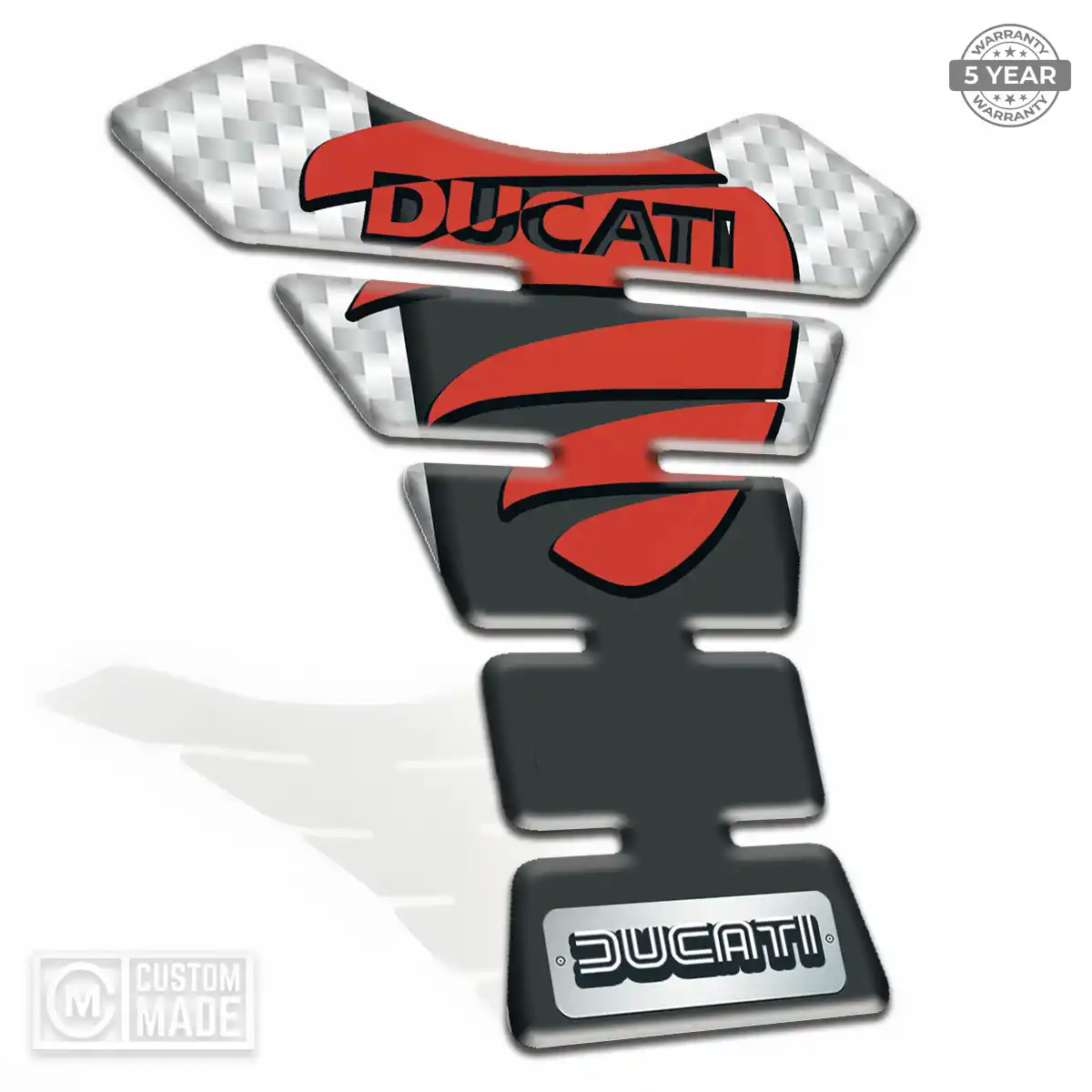 Ducati Tank Guard Pads Motorcycle Signature Grade