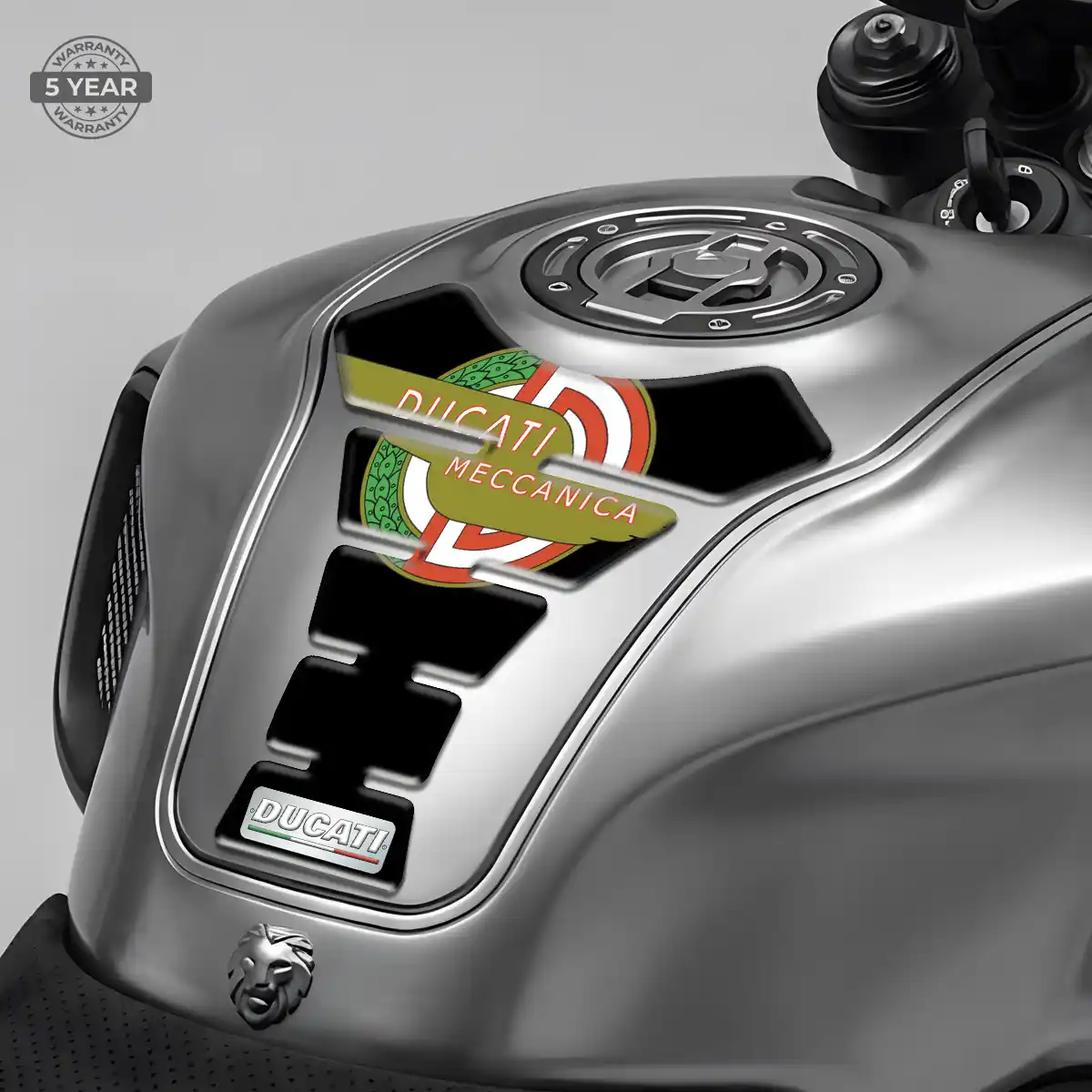 Ducati Tank Guard Pads Motorcycle Sleek Style