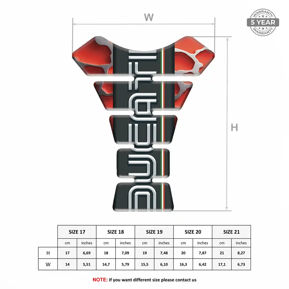 Ducati Tank Guard Pads Motorcycle Superior Craft