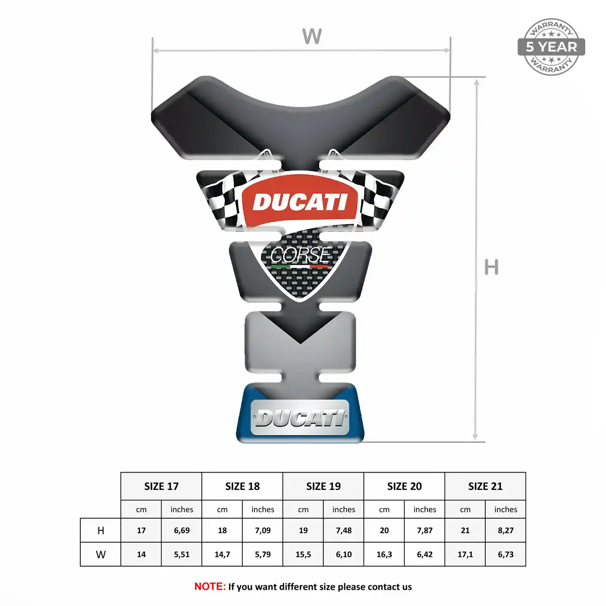 Ducati Tank Guard Pads Noble Edition