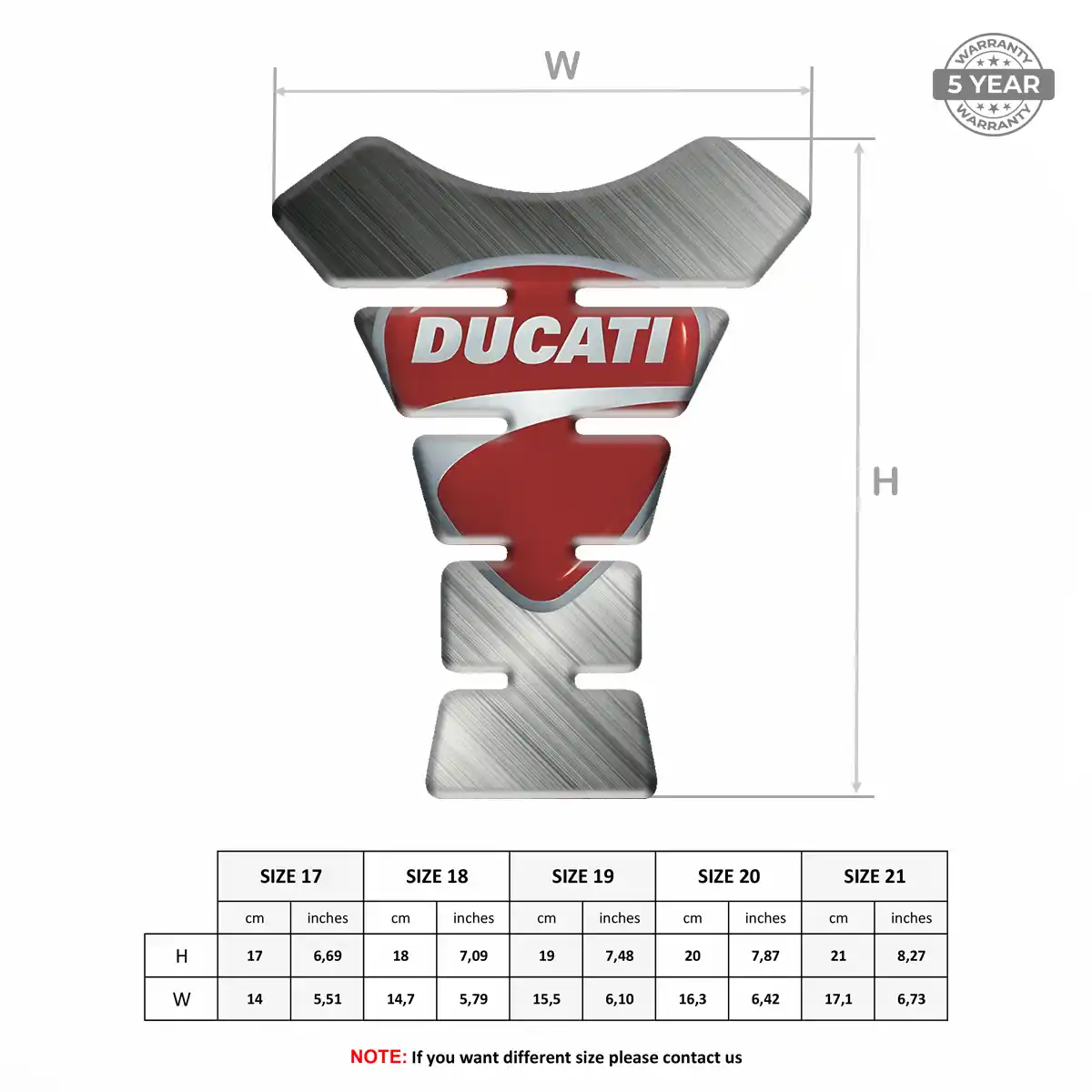 Ducati Tank Guard Pads Prestige Line