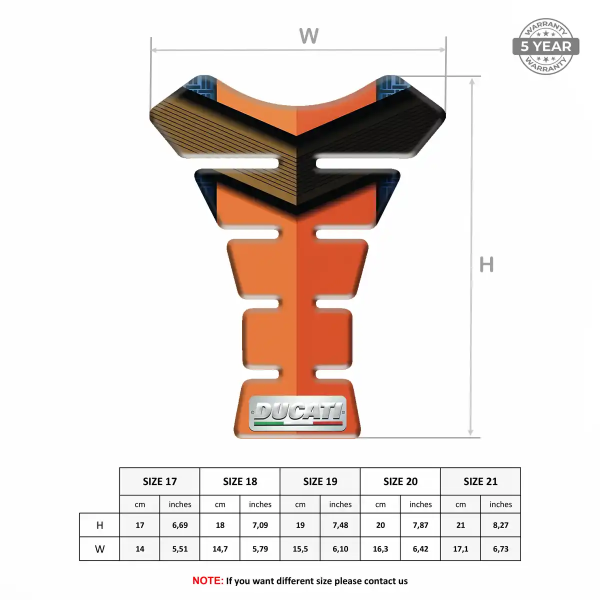 Ducati Tank Guard Pads Prime Quality