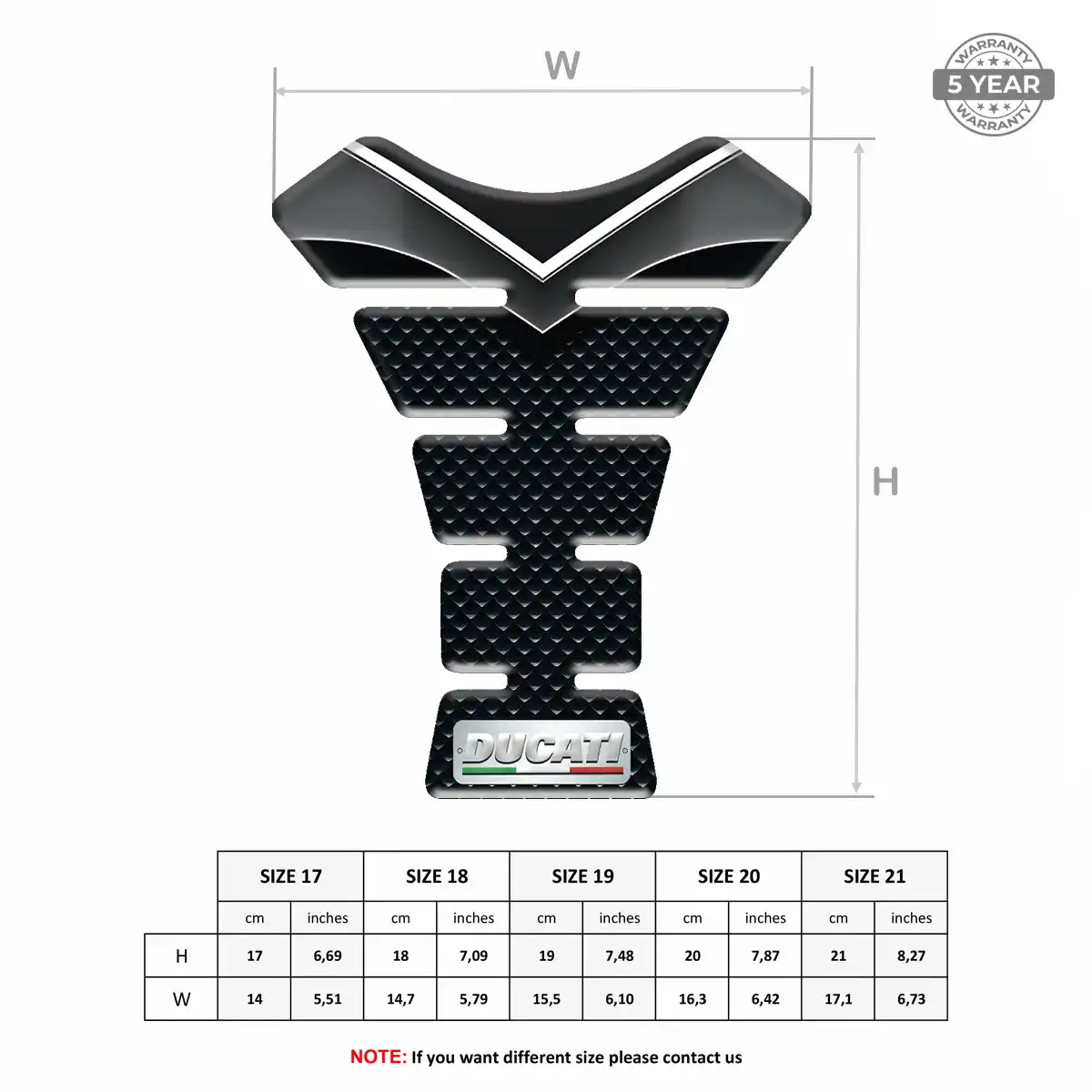 Ducati Tank Guard Pads Refined Design