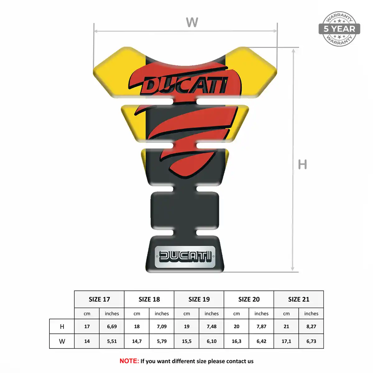 Ducati Tank Guard Pads Signature Grade