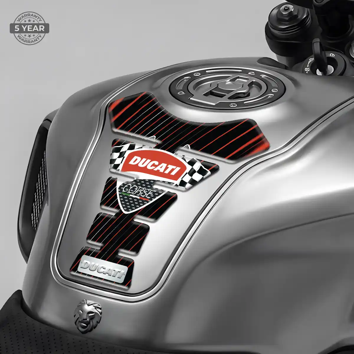 Ducati Tank Guard Pads Sleek Style