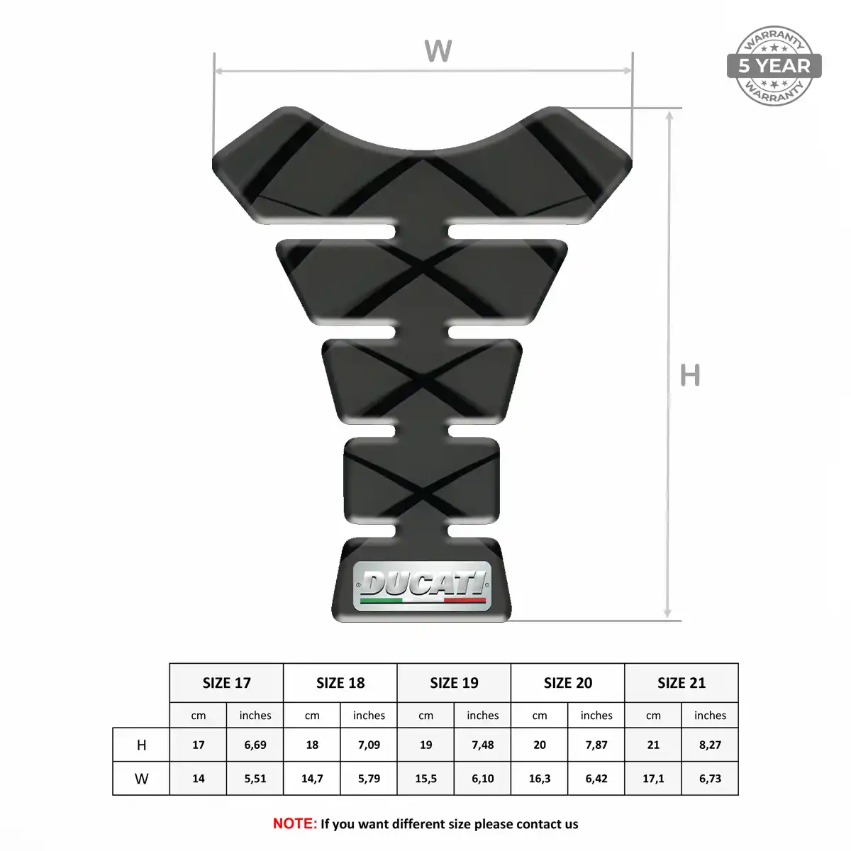 Ducati Tank Guard Prestige Line