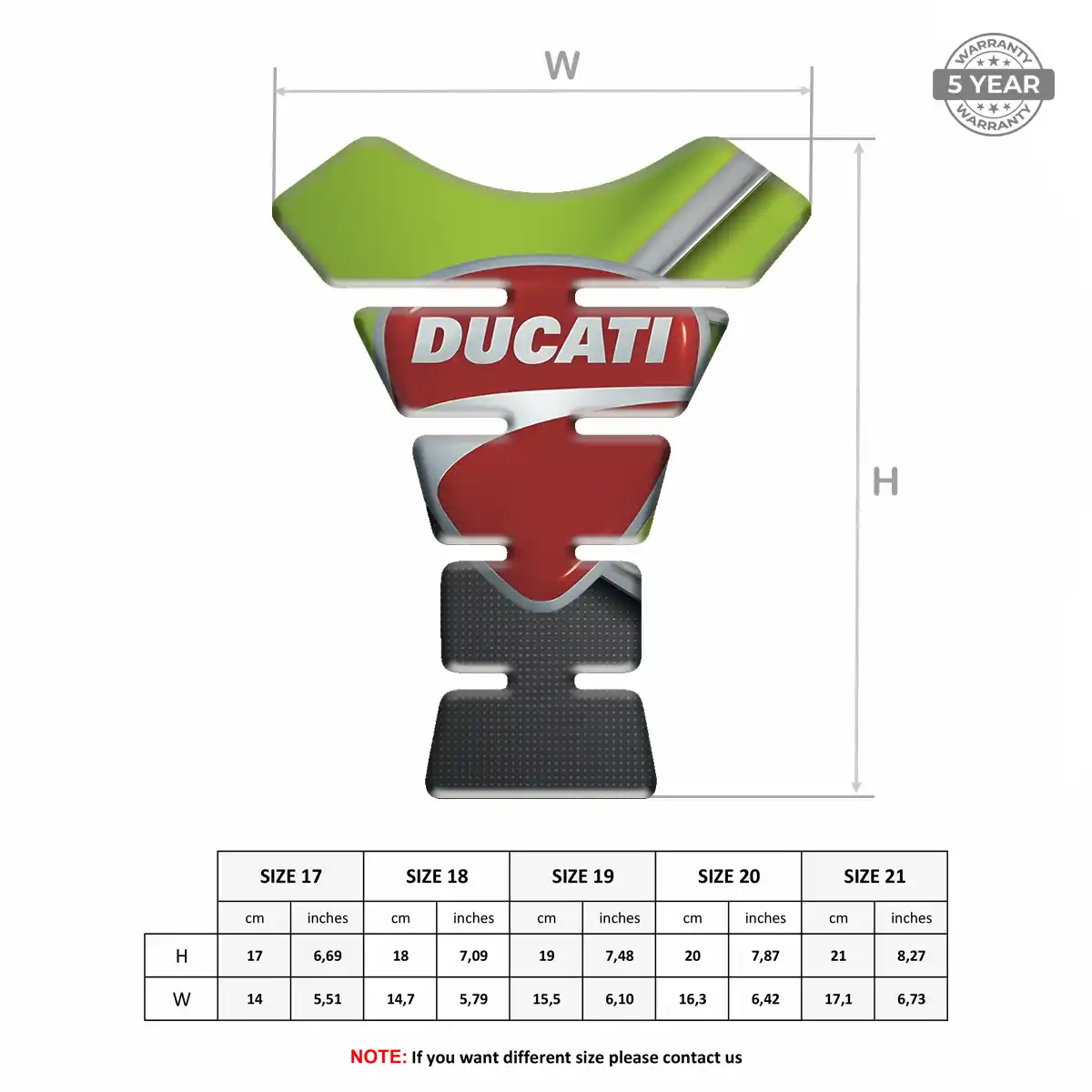 Ducati Tank Guard Prime Quality